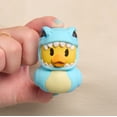 thumbnail image 2 of Duckalooz Jurassic Blue Small Toy Duck, 2 of 4