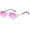 Gold Purple, variant on Metal Steam Punk Sunglasses Men Women Oval Round Glasses Hip Hop Sun Glasses