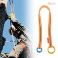 thumbnail image 4 of Arborist Friction Saver Retrievable Anchor Loop Gear Equipment Heavy Duty Camp Cambium Saver for Rock Climbing Hiking Mountaineering , Orange 90cm, 4 of 9