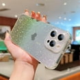 thumbnail image 4 of for iPhone 15 Pro Bling Glitter Case, Cute Heart Gradient Laser Holographic Iridescent Clear Case with Camera Lens Cover Protective Soft Shockproof Phone Cover for Women Girls (Black Heart), 4 of 11