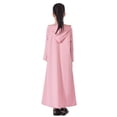 thumbnail image 4 of oqasdz Robe Fille Brodée Exquise Robe à Capuche pour Filles Élégante avec Dentelle Manches Longues Robe de Soirée avec Appliqué Floral, 4 of 6