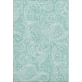 thumbnail image 2 of Addison Rugs Mayfield Washable Transitional Paisley Teal Rectangle Rug, 3' x 5', 2 of 6