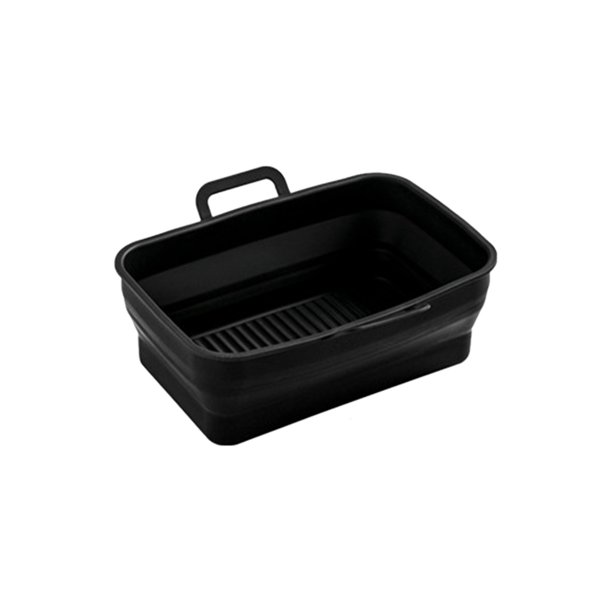 Moocorvic Clearance Foldable Silica Gel Air Frying Pan Reusable