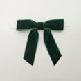thumbnail image 6 of 24 Pcs Velvet Christmas Bows for Christmas Tree 4.72" Rustic Crafts Gift Velvet Ribbon Bows Twist Tie Bows for Xmas Wreaths Garland Gift Wrapping Wedding Decor(Red,Green, Brown), 6 of 7