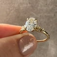 thumbnail image 5 of KANISHKAGEMS&JEWELS Antique Tulip Setting Oval Cut Moissanite Engagement Ring Floral Cluster Yellow Gold Engagement Ring Women Art Deco Bridal Promise Ring, 5 of 6
