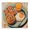 Cinnamon Roll Breakfast Plate, variant on Stupell Industries Cottage Cinnamon Roll Breakfast Canvas Art, 17 x 17, by Tina LeCour