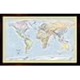 thumbnail image 3 of Homemagnetics 37 x 25 Blue World Magnetic Map, 3 of 3