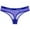348#Blue, variant on Clothing 2025 Thongs for Women Ladies Fashion Transparent Net Panties Letters Printed Low Waist Seamless Briefs Thong Thongs Underpants Women Underwear Thongs