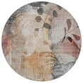 thumbnail image 2 of Addison Rugs Chantille Indoor/Outdoor Transitional Floral Terracotta Washable Round Rug, 8' x 8', 2 of 6