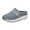 Gray, variant on Utoimkio Platform Sandals for Women Women's Platform Lightweight Hollow Half Slippers Soft Bottom Shoes Mesh Sandals
