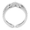 thumbnail image 4 of 3W1583 - Rhodium Brass Ring with AAA Grade CZ in Clear, 4 of 5