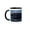 Black/White, variant on 3drose, Japan, Honshu Island. Mt. Fuji and Lake at Sunrise., 11oz Two-tone Green Mug