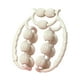 thumbnail image 5 of Rodillo masajeador de piernas, herramienta de masaje de 360 ​​grados, rodillo portátil para relajación muscular. Blanco, 5 of 9
