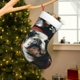 thumbnail image 2 of Cauagu Pirate Bulldog On Deck for Christmas Stockings,1-Pack Large Xmas Stocking Holiday and Farmhouse Stocking Fit for Christmas Holiday Party Decoration(17.7*11 Inch), 2 of 7