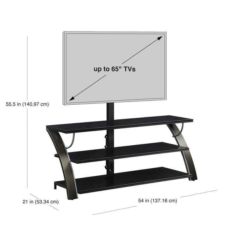 Whalen Payton 3 in 1 Flat Panel TV Stand for TVs up to 65