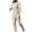 Khaki, variant on Lovskoo Men's Track Suits 2 Piece Set Hooded Solid Color T-Shirt Set Sports Long Sleeve Hooded Casual Outwear & Jackets Sets Gray
