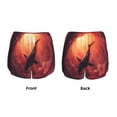 thumbnail image 3 of Balery Shark Underwater Vortex Pantalones cortos deportivos para mujer con forro y dos bolsillos, elásticos, para entrenamiento, gimnasio, yoga-Large, 3 of 7