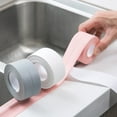thumbnail image 2 of SUNFEX Pvc Sealing Strip Tape 3.2Mx3.8Cm Bathroom Long Lasting Double-Sided Tape Toilet Caulk Tape Self Adhesive Shower Trays Tool Part, 2 of 9