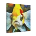 thumbnail image 2 of Aquatic Angelfish Glowing - Canvas, 2 of 10