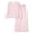 Light Pink Rose Floral Print (Long Sleeve & Long Pant), variant on Girls Long Sleeve Pajama Set, All‑Over Pink Rose Floral Print Light Pink Lettuce Trim Soft Ribbed Knit Kids 2‑Piece Sleepwear Size 14