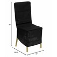 thumbnail image 3 of Flash Furniture Fabric Chiavari Chair Storage Cover in Black, 3 of 3