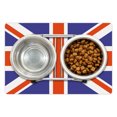 thumbnail image 1 of Union Jack Pet Mat for Food and Water, Classic Traditional Flag United Kingdom Modern British Loyalty, Non-Slip Rubber Mat for Dogs and Cats, 18" X 12", by Ambesonne, 1 of 2