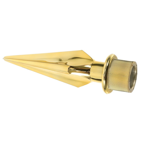 OFFIGAM Golden Flagpole Topper Made of PP Plastic for Indoor and Outdoor Use, Weather-Resistant Decorative Finial
