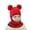 Red, variant on Kids Winter Plus Velvet Thickened face Protection Scarf Skull Caps Cute Beanie Cap Winter Soft Warm Knit Caps