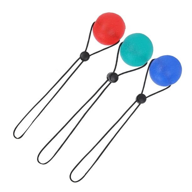 Pelota de agarre BuyWeek de silicona 3 piezas para ejercicio de mano