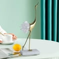 thumbnail image 5 of Golden Crane Statue Animal Bird Modern Minimalist Luxury Sculpture Figurine Ornament for Home Shelves Bedroom Decoration Style B, 5 of 8