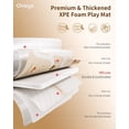 thumbnail image 5 of 0.8" Thick XPE Foam Baby Play Mat - 71x79" Foldable & Reversible Floor Mat, Waterproof & Safe Play Mat for Baby, Ideal PlayMats/Playmat for Babies,Baby Playpen Infants, Kids, Indoor & Outdoor Use, 5 of 9