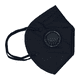 thumbnail image 1 of Cubrebocas kn95 Valvula Adulto Color Negro OEM KN95, 1 of 2