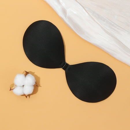VKME Sexy Women Invisible Push Up Bra Self-Adhesive Silicone Bust Front Closure Sticky Bra Skin Backless Strapless Bra