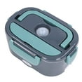 thumbnail image 4 of Thermal Lunch Containers, 304 Stainless Steel 12V 24V 110V Electric Lunch Box Intelligent Heating 60W 1.5L  for Office, 4 of 7
