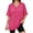 Deep Rose Red, variant on MOYIKO Oversized T shirts for Women V Neck Short Sleeve Loose Tees Summer Casual Basic Tops