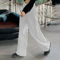 thumbnail image 3 of WILLBEST Pantalones Casuales de Mujer con Estampado de Leopardo, Cintura Alta, Pierna Ancha, Holgados, para el Día a Día. Grande, 3 of 4