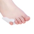 thumbnail image 5 of Corrector de juanetes, corrector de dedo meñique 2 piezas de gel de silicona, para hombres y mujeres, prótesis de juanetes, dedo en martillo, talla única para expandir pies pequeños., 5 of 5