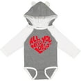 thumbnail image 3 of Inktastic All You Need is Love Red Heart Shape Boys or Girls Long Sleeve Baby Bodysuit, 3 of 5
