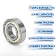 thumbnail image 5 of Unique Bargains 6307ZZ Deep Groove Ball Bearings 35x80x21mm 1 Pc Lubricated Bearings Scooter Skateboard Wheel, 5 of 6