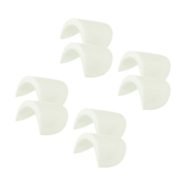 4 Pairs Shoulder Pads, Costume Shoulder Pads Large Breathable Sponge Pads Thick for Women Clothing Men , White