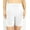 White, variant on Women's Plus Size Instant Shaping Seamless Slip Short