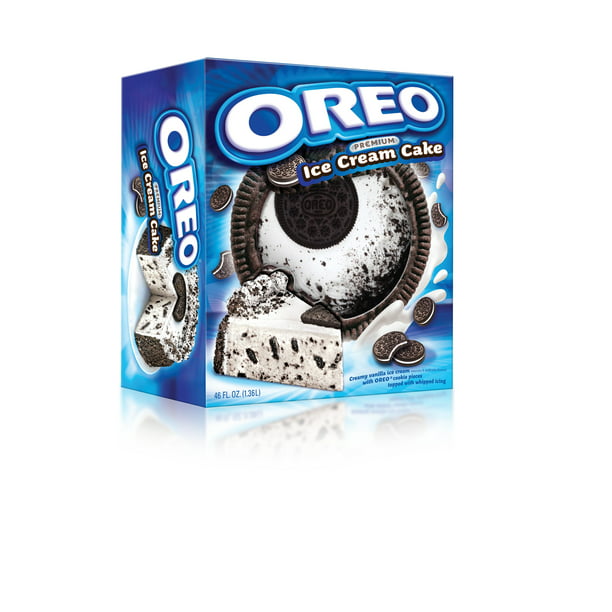 Oreo Premium Ice Cream Cake Made With Oreo Cookies And Vanilla Ice Cream 46 Oz Walmart Com Walmart Com