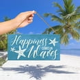 thumbnail image 4 of Wood Sign Decor, Summer Starfish Bathroom Home Beach House Wall Decoration Bedro, 4 of 5
