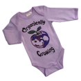 thumbnail image 1 of Body / pijama de manga larga de algodón orgánico - Ciruela 3-6m Healthy Body Head To Toe 801PURPLEPLUM6M, 1 of 1