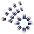 thumbnail image 3 of Miiottaa 4th of July Press on Nail Square French Tip Fake Nail Glues on Nail for Womens, 3 of 9