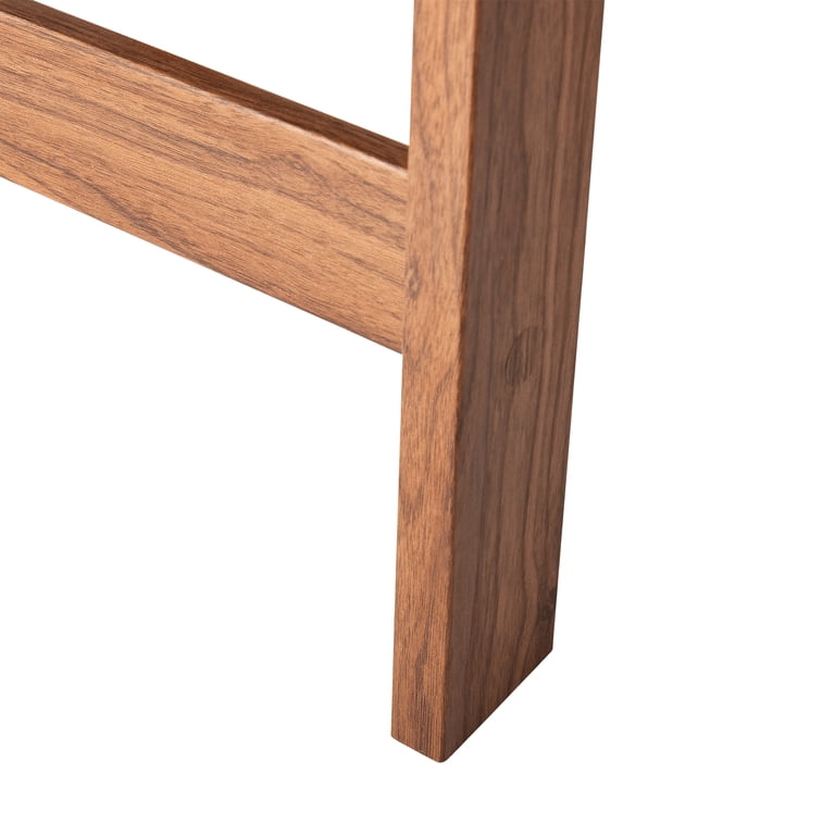 Mainstays Small Square Wood Side Table, Walnut photo 7