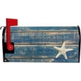 thumbnail image 2 of Starfish Blue Vintage Wood Texture Magnetic Mailbox Cover MailWraps Garden Yard Home Decor for Outside Standard Size-18"x 20.8" 81, 2 of 5