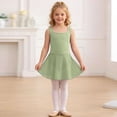 thumbnail image 2 of Bovxnpu Girls Dresses Summer Outfits Solid Sleeveless Tank Dance Practice Leotard Sundress, 2 of 8