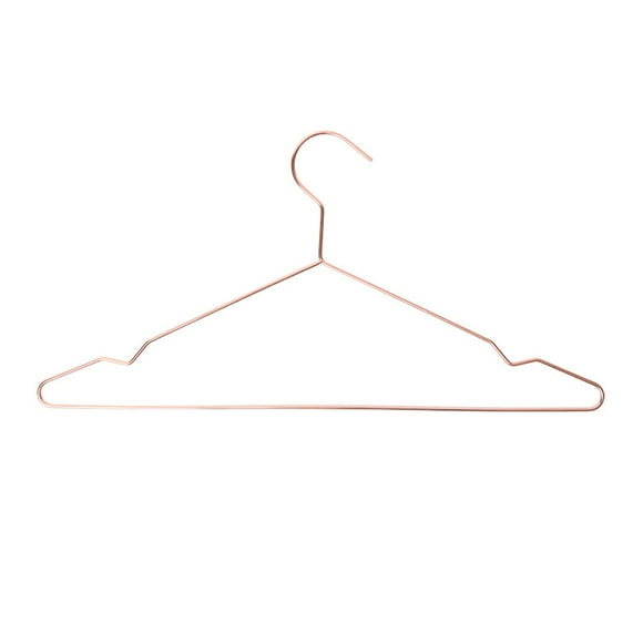 Xingzhi Iron Wire Non-slip Anti-rust Coat Hanger Rose Gold Clothes Garment Trouser Dress Clothes-rack 42x21cm