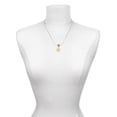 thumbnail image 3 of Delight Jewelry Goldtone Cutout Sea Turtle Mia Monkey Charm Necklace, 3 of 4